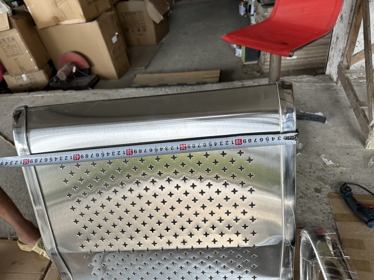 Ghế băng chờ inox 5 chỗ XHPC2-5I